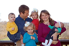josh and kerin and kids