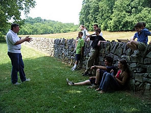 bernie speaking at burnside bridge